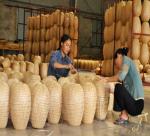 Rattan handicraft villages donation